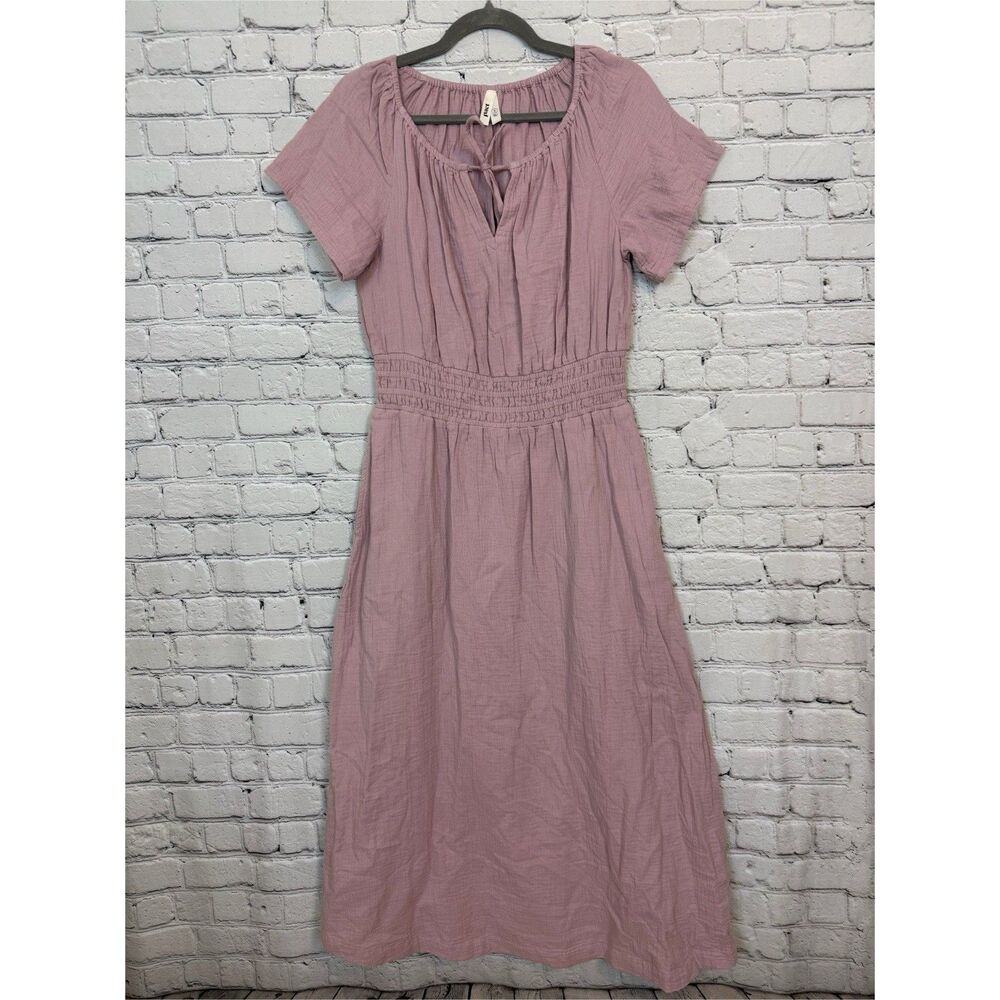 Pact Lavender Midi Dress - Picture 4 of 14